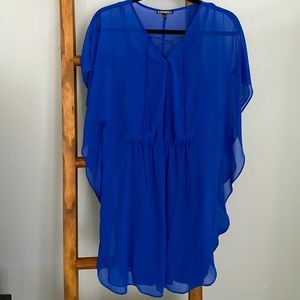 Royal Blue Express Flowy Dress